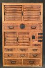 Antique Japanese Tansu Chest Gifu Choba Tansu 2 Section