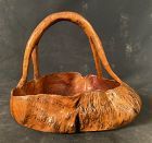 Antique Japanese Root Wood Basket