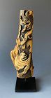 Japanese Antique Pipe Case with Bat & Dragon