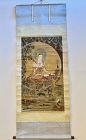 19th C. Korean Hanging Scroll Quan Yin Bodhisattva