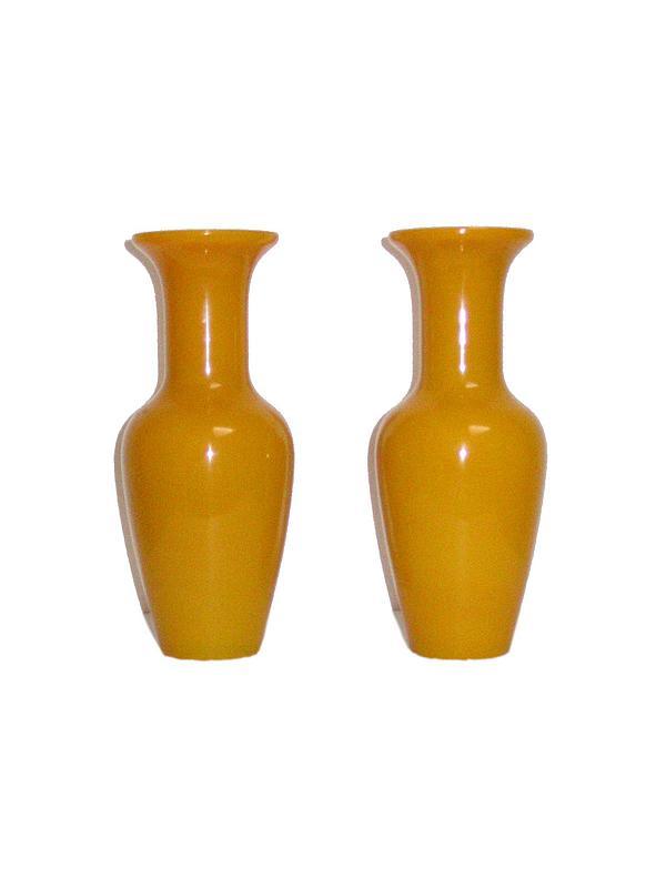 Pair Chinese Peking Glass Bottles