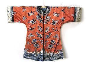Antique Chinese Silk Embroidered Coat