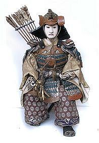 Great Japanese Samurai Doll,  Meiji Period