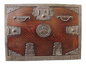 Japanese Antique Funa Tansu (ship safe chest) Rare