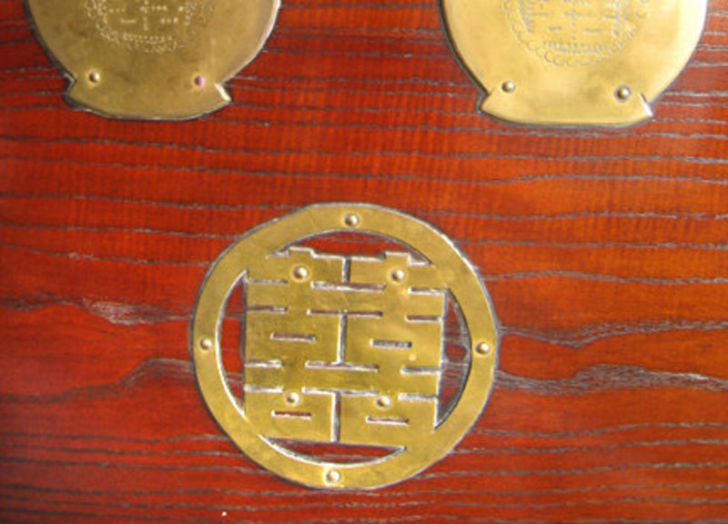 Antique Korean Elm Wood Bandaji (blanket trunk)