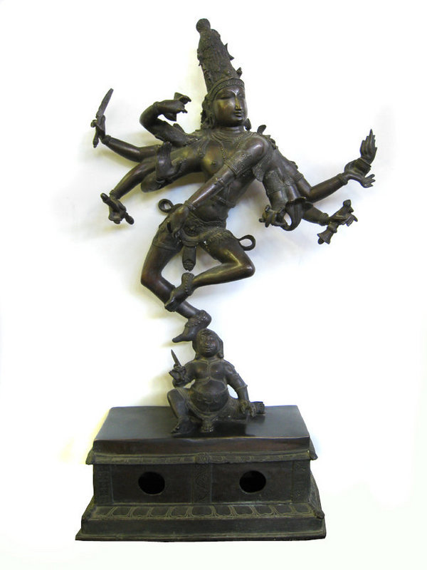 Antique Indian Bronze Sculpture of Shiva Nataraja