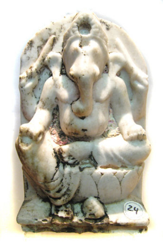 Indian Marble Figure of Ganesh