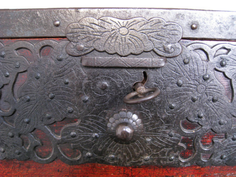 Japanese Antique Fune Tansu (merchant's ship safe)
