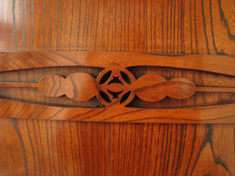 Japanese Antique Keyaki (Elm) Wood Mizuya Tansu
