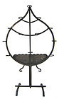 Japanese Antique Iron Tomiodaie Shinto Candle Stand