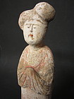Chinese Tang Dynasty Fat Lady Pottery